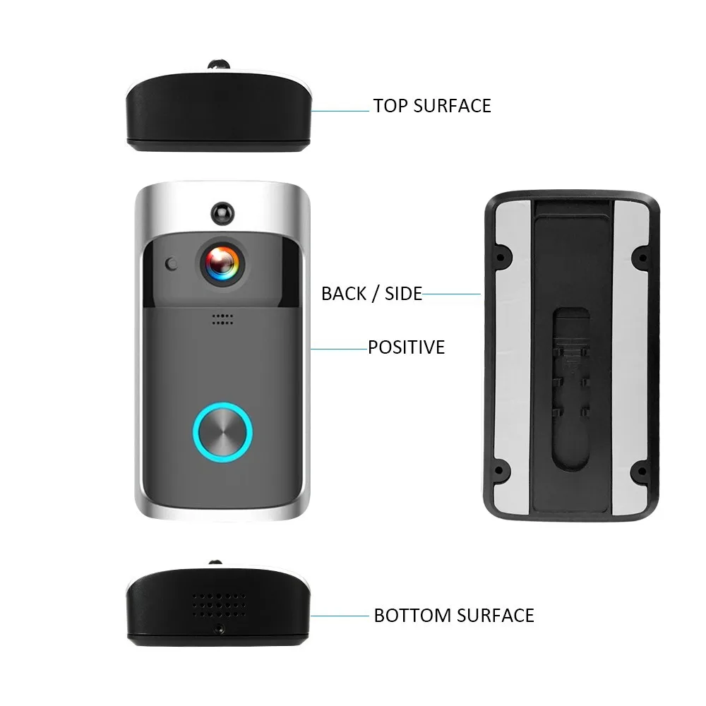Smart HD 720P Wireless Video Intercom WIFI Video Door Phone Visual Doorbell WIFI Doorbell Camera