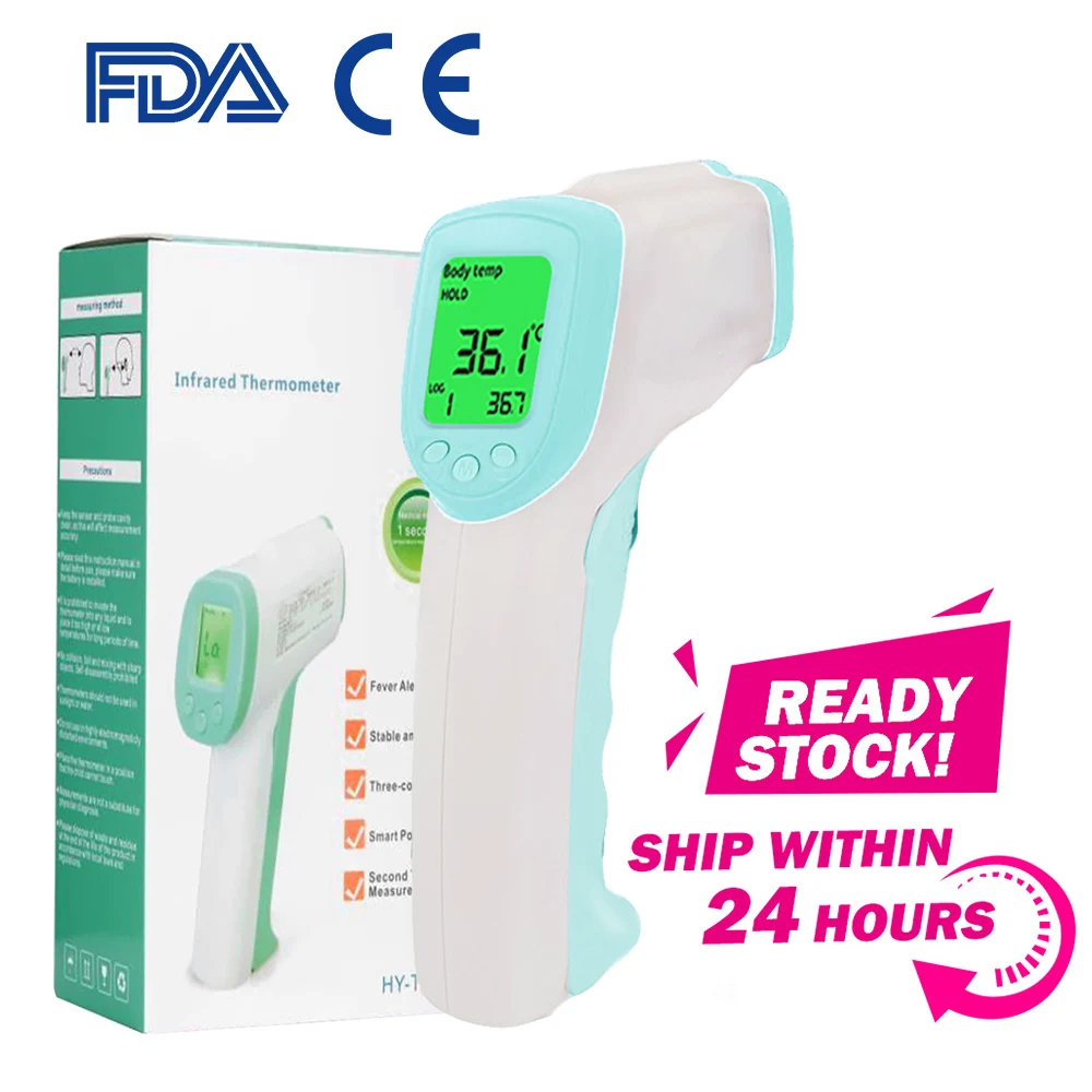 

OLO Non Contact Infrared Thermometer Forehead Ear Thermometer Gun Temperature Digital Measure Tool Baby Adult Body Termometro