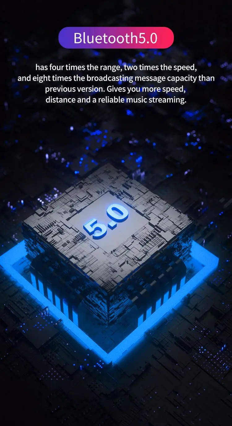 LEORY D10 TWS bluetooth 5,0 наушники беспроводные Hifi стерео Smart Touch бинауральные звонки наушники с зарядным устройством