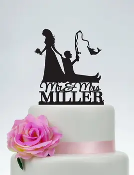

Bride Pulling Groom, Bride Dragging Groom, Funny Cake Topper, Custom Fishing Cake Topper,Mr and Mrs Cake Topper, Outdoor Wedding