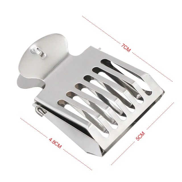 1Dcs Méh Queen Catcher Bilincs Rozsdamentes Acél Ketrec Méhész Felszerelés Elszigetelő Helyiség Apikulturális Eszközök Méhészkészletek - Image 3