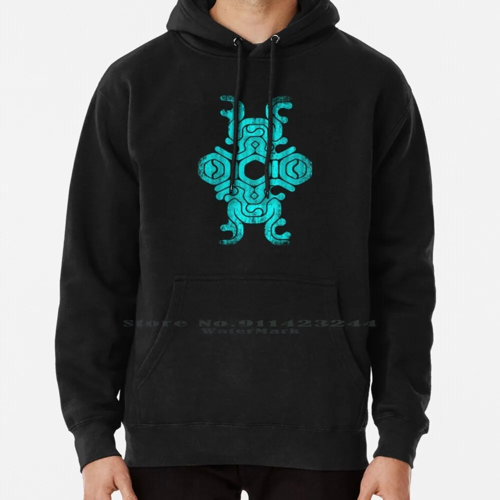 Shadow Of The Colossus "Sigil Mark" Colossus Maglione Con Cappuccio A Punto Debole 6Xl Cotton Shadow Of The Colossus Collossus