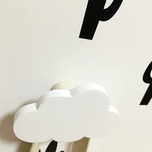 INS деревянные облака Крюк Детская комната детская одежда магазин декоративные наклейки на стену Северный Европейский стиль Горячая Распродажа Hom