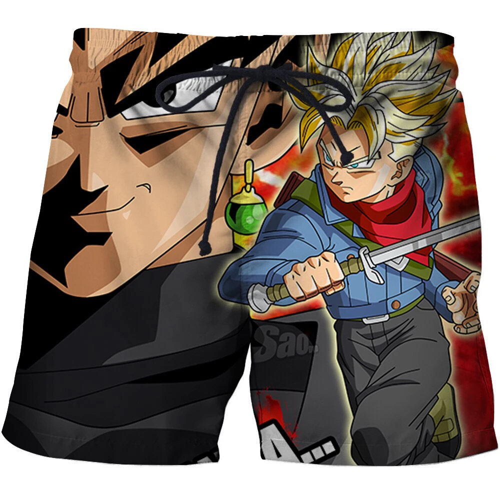 Dragon Ball Anime Light Printed Summer Beach Shorts Men Casual Board Shorts Plage Quick Dry Surf Wear Swimwear Custom Clothes Dragon Ball Anime Light Printed Summer Beach Shorts Men Casual Board Shorts Plage Quick Dry Surf Wear Swimwear Custom Clothes