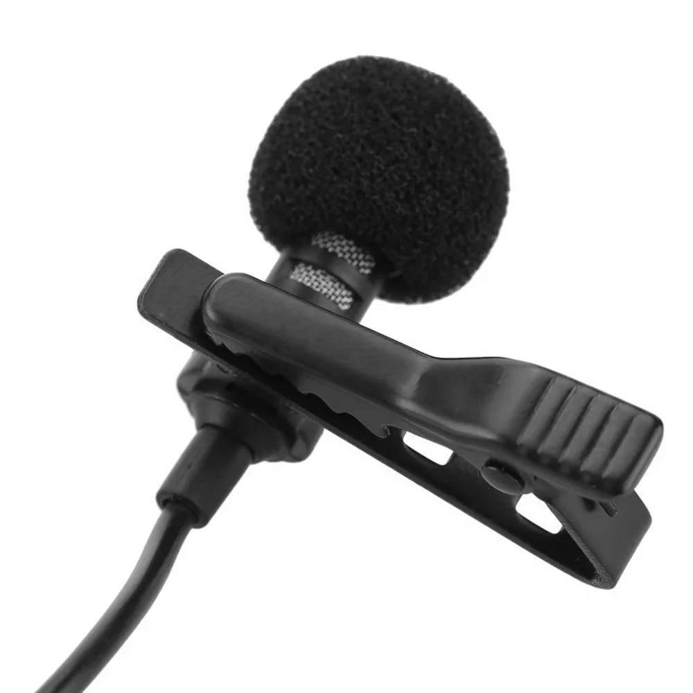 Мини петличный микрофон зажим для галстука микрофоны смартфон запись ПК клип на лацкане поддержка говорящая пение Речевая высокая чувствительность