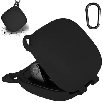 

GEVO For Powerbeats Pro Portable Silicone Case For Powerbeats Anti-Lost Shockproof Easy Carrying Protective Case with Keychain
