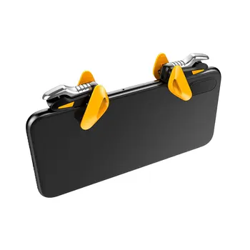 

New Metal Phone Gamepad Trigger Fire Button Aim Key Smart phone Mobile Games L1R1 Shooter Controller PUBG for Iphone Xiaomi