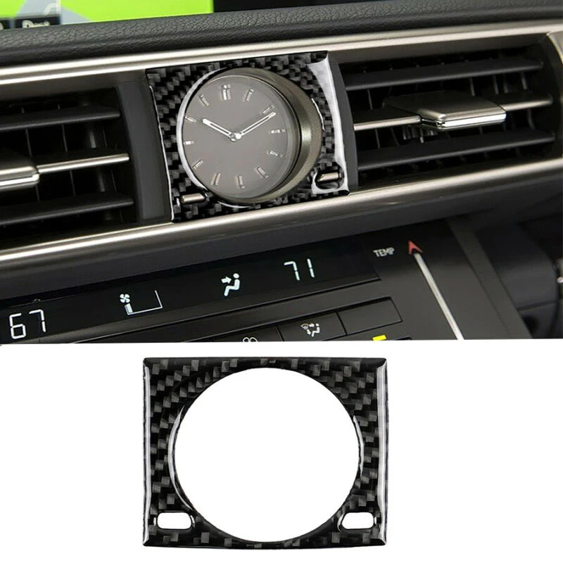 1* углеродное волокно для LEXUS IS250/IS300/IS350 14~ 18 крышка часов центральной консоли отделка