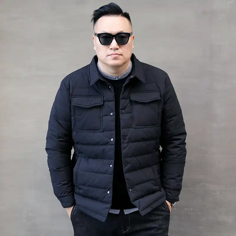 short puffer jacket mens