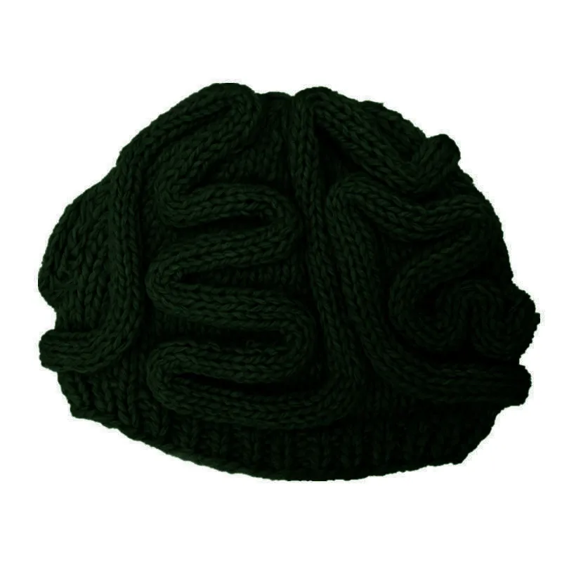 Gorro de malha para adultos, crochê manual,