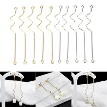 

10Pc /set Connectors Metal Tassel Chain Handmade Jewelry Materials For Jewelry Making Findings Diy Earrings Accessories