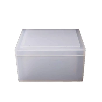 

Silicone Resin Molds Tissue Box Casting Molds Crystal Epoxy Molds for DIY Tissue Case Crafts Home Decoration (Clear)