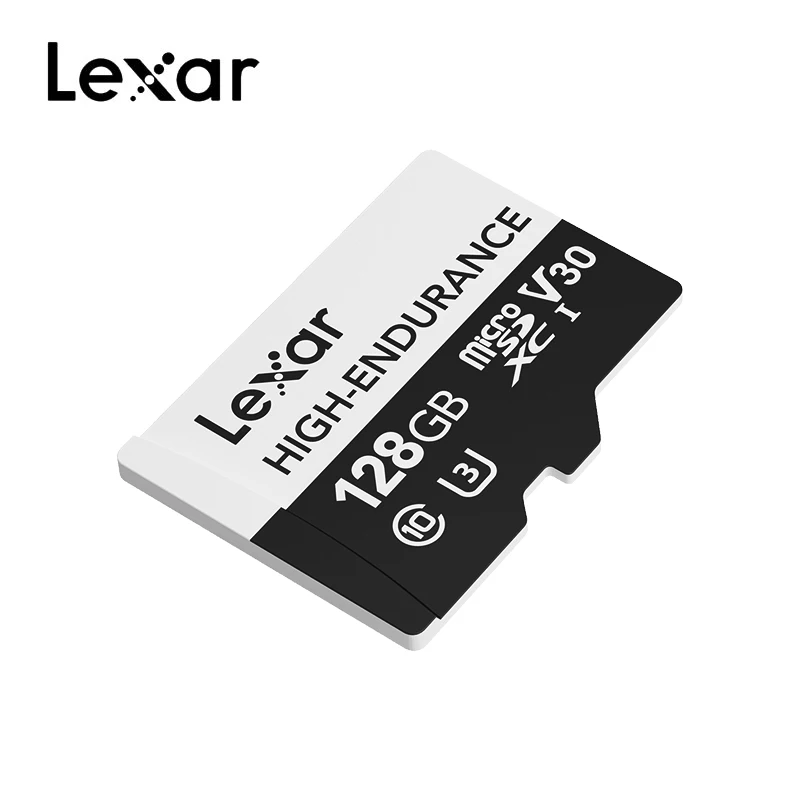 Lexar высокая выносливость Micro SD карта 32 Гб 64 Гб 128 ГБ V10 V30 SDHC SDXC C10 карта памяти Microsd карта для хранения видео