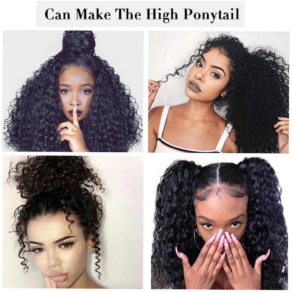 4x4 Lace Human Hair Wigs Brazilian Hair Wig Water Wave Lace Closure Wig Lace Wig Human Hair 30inch Pre Plucked Hairline (2)