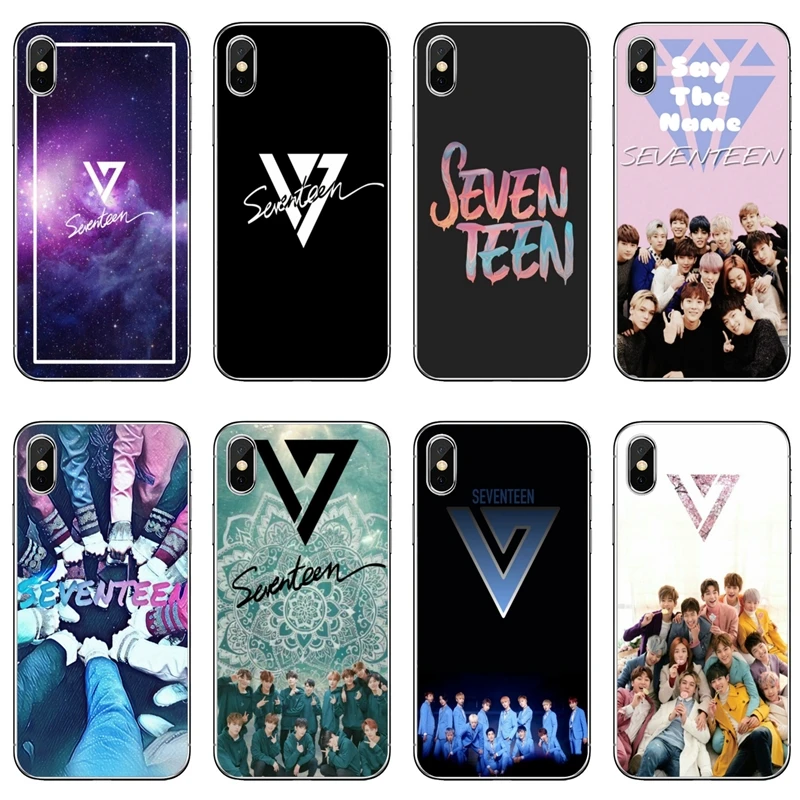 Мягкий прозрачный чехол seventeen kpop для Xiaomi Redmi Note 7 6 6A 5A 4 4A 3 pro S2 5 plus 4x Pocophone F1|Бамперы| |