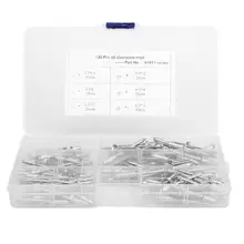 120 шт. Алюминий штора с закрытым носом на заклепках на антикоррозийными свойствами анти-коррозия практичный лодка аксессуар индустрии нержавеющей стали морского люка ручки