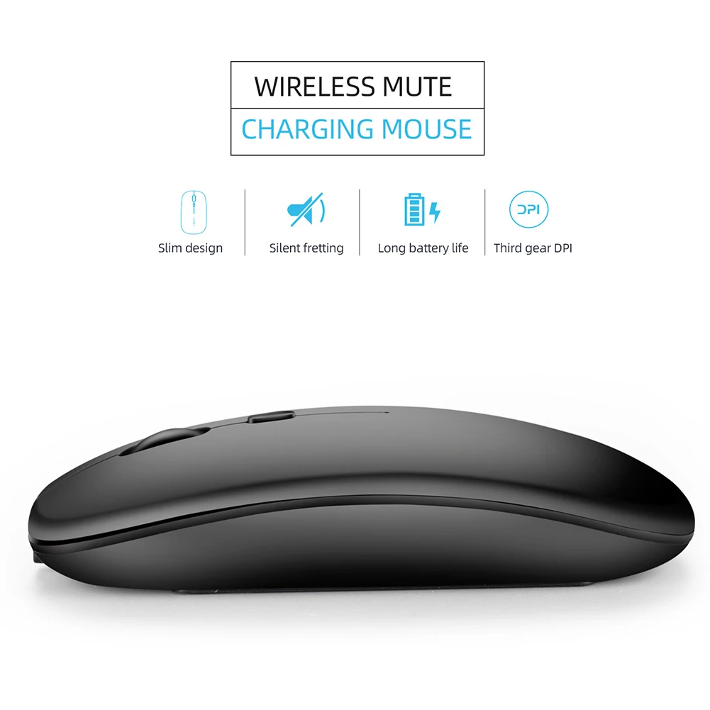 USB двойной режим перезаряжаемая беспроводная Bluetooth мышь Игровые Мыши для ПК геймера ноутбука SGA998