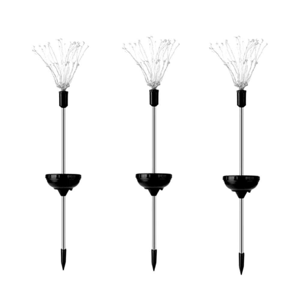 

2 Pcs LED Solar Power Firework Light Lamp Durable for Outdoor Lawn Wedding Garden TSH Shop Outdoor Decoration Xmas Decor Garden