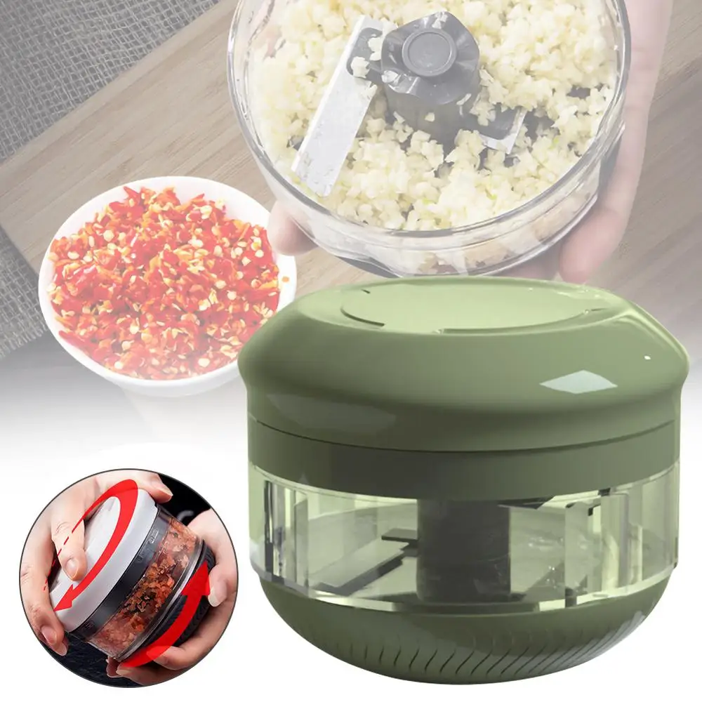 

Garlic Artifact Twistle Mini Manual Crusher Garlic Minced Garlic Minced Vegetable Minced Meat Chopper Household Kitchen Tool