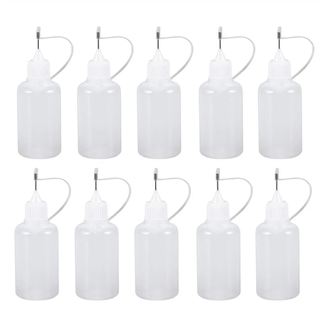 Tip Applicator Bottle,30ML Precision Tip Needle Bottle Translucent Glue  Bottle,Additional 5 Mini Funnel,for DIY Quilling Craft - AliExpress