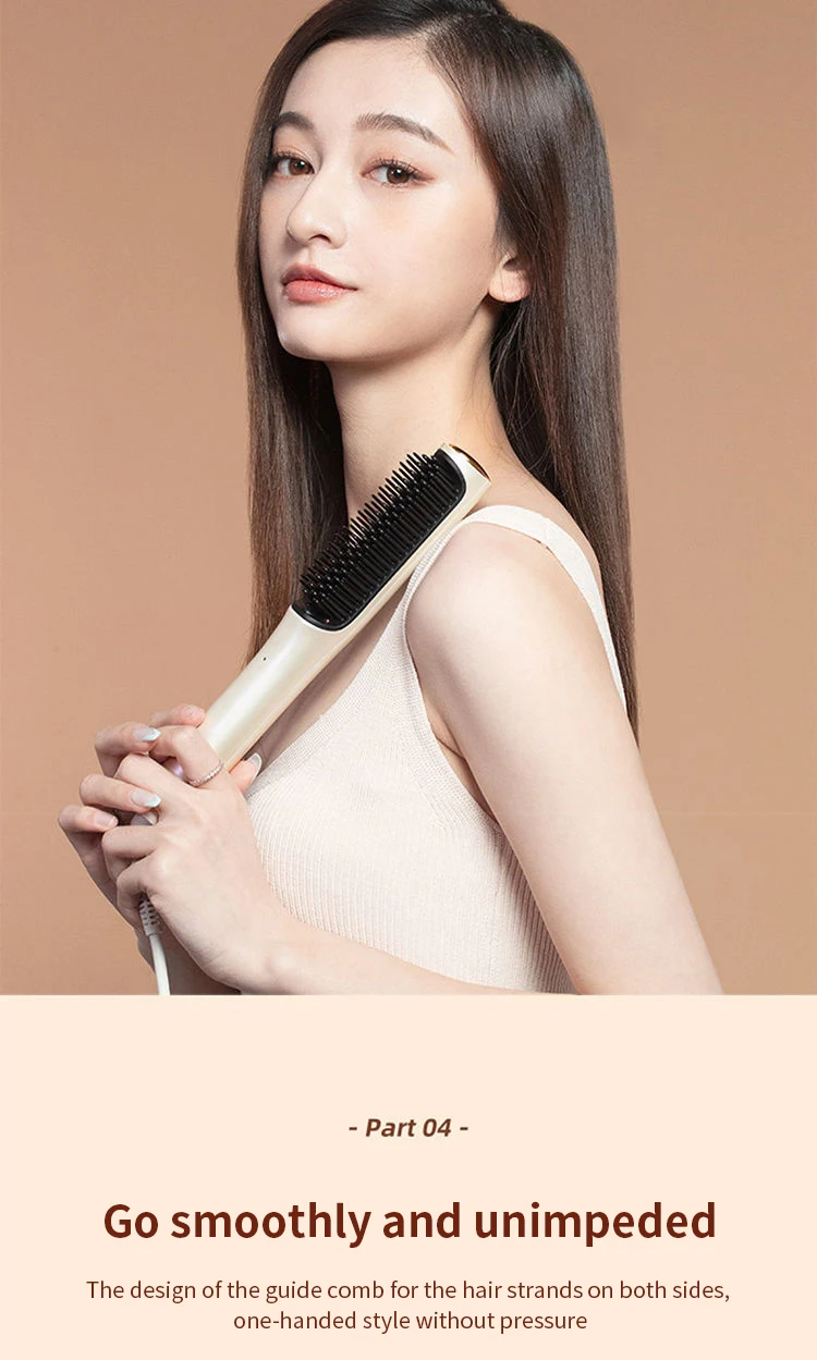 Gadgetoo Youpin Riwa Negative Ion Hair Straightening Comb Electric Hot Comb Brush Gadgetoo Youpin Riwa Negative Ion Hair Straightening Comb Electric Hot Comb Brush
