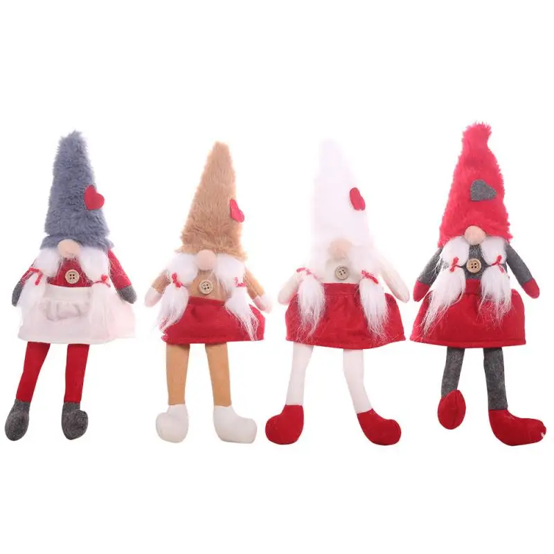 

Christmas Dolls Santa Claus Toys for Christmas Decoration New Year Gift for Kid Red Xmas Tree Ornament Festive Party Supplies