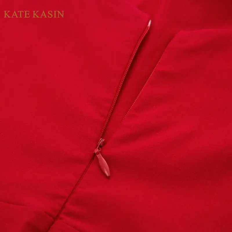Kate Kasin, вечерние платья, женское элегантное платье-карандаш без рукавов с v-образным вырезом, офисное платье для девушек, вечернее облегающее платье в бедрах