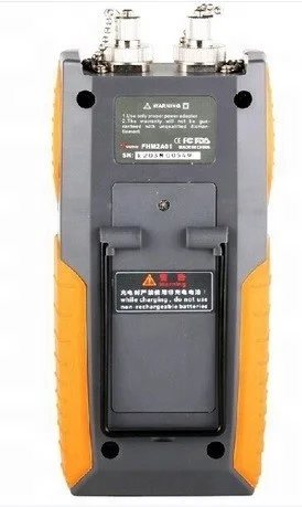 Fiber network power meter optic fiber with laser source