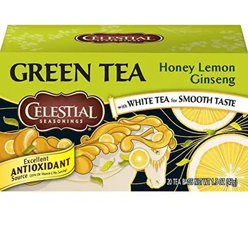 

Celestial Seasonings Honey Lemon Ginseng Green Tea Bags, 20 ct