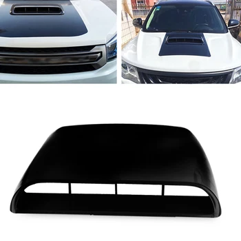 

Universal Black car Decorate Air Flow Intake Hood Scoop Vent Bonnet Cover Case