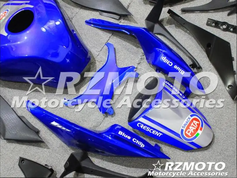 4 подарки ABS литьевая форма мотоцикл Полный обтекатели подходит для Kawasaki ZX-6R 09 10 11 12 2009-2012 набор на заказ синий черный крутой