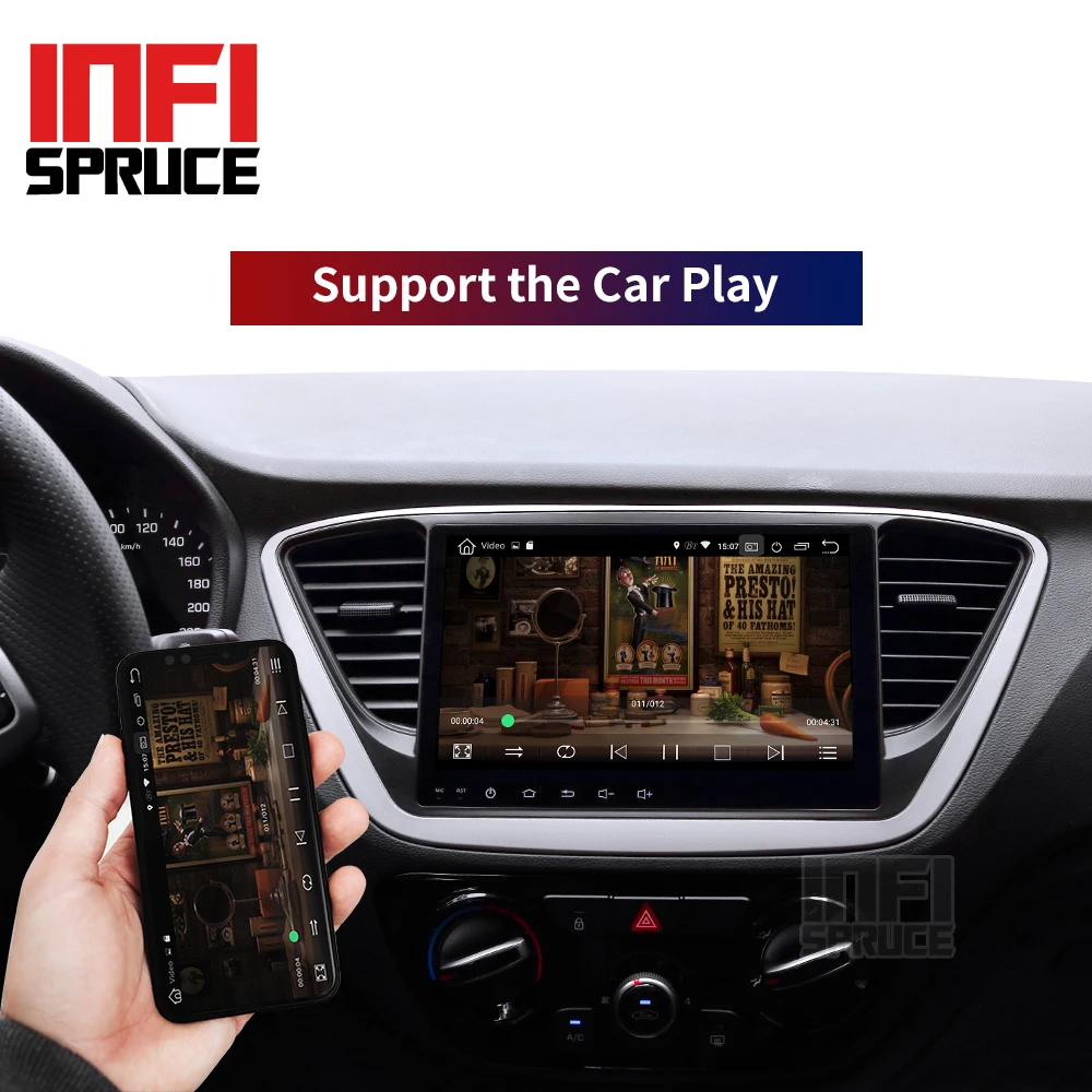 4G ram DSP Автомобильная магнитола DVD gps для hyundai Verna Solaris Android 9,0 автомобильный ПК головное устройство 1024*600 Автомобильная Радио Навигация