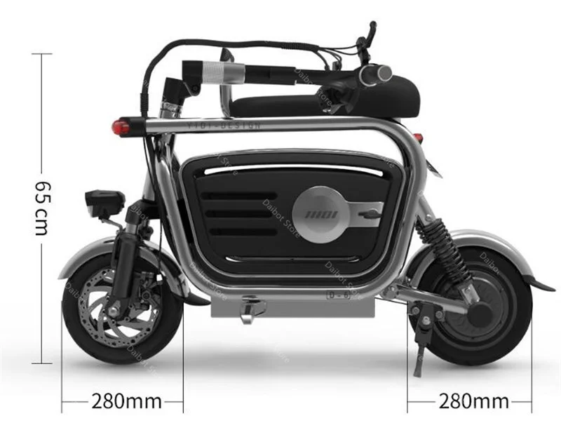 400W 80KM 48V Powerful Electric Bike Electric Bicycles Parent Car AdultsGirls Mini Foldable Electric Scooter BlackPink (25)