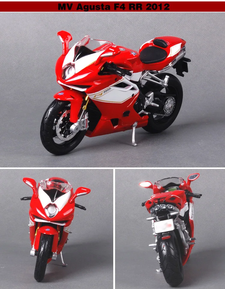 Maisto 1:12 MV Agusta F4 RR 2012 мотоцикл металлическая модель игрушки для детей подарок на день рождения Коллекция игрушек