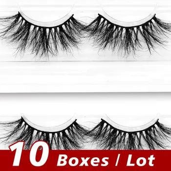 

Wholesale False Eyelash 10 Boxes/lot Makeup Lash Extension Water-Proof Faux Eye Lashes Thick Soft Natural Mink 3D Eyelashes
