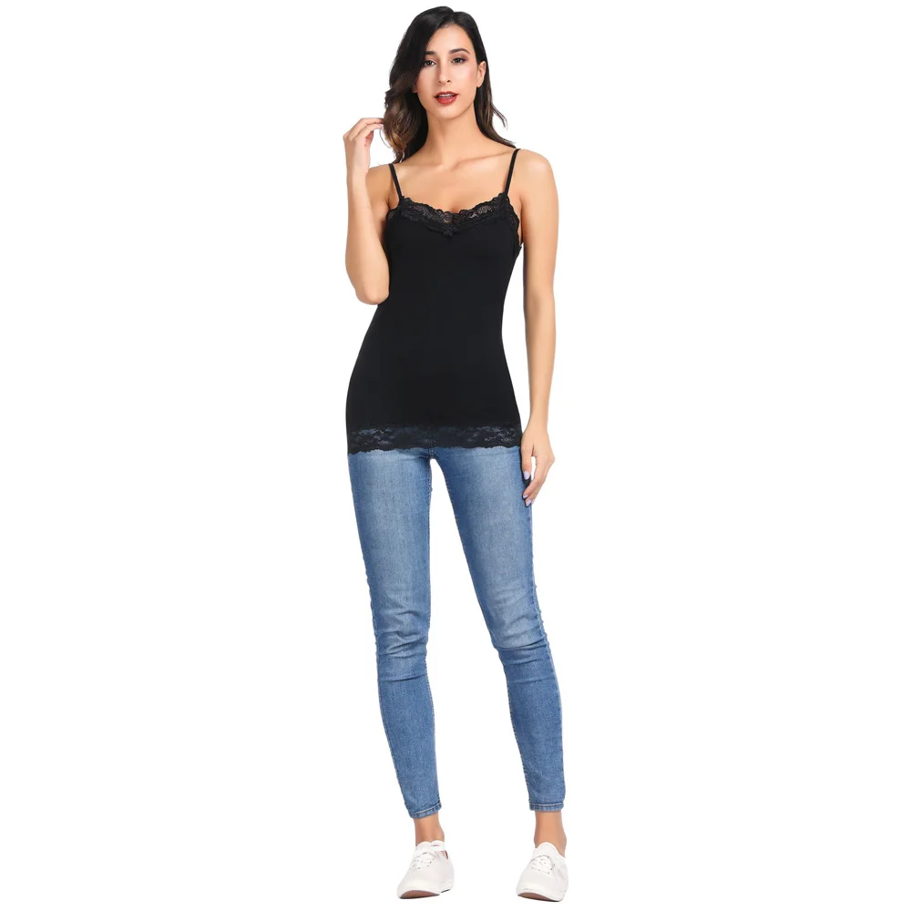 Summer Tops Clubwear Party Womens Camisole Comfy Solid Sleeveless Adjustable Spaghetti strap