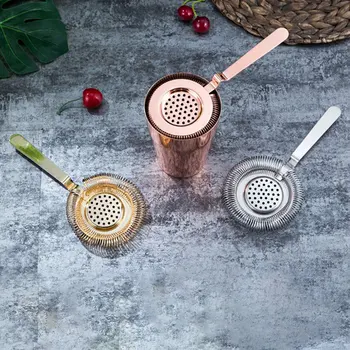

1PC Bar Percolator Strainer Bartending Filter Bar Sprung Cocktail Strainer Stainless Steel Strainer Bar Tool Wine Ice Strainer