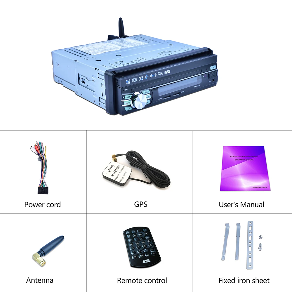 Excellent Camecho 1 Din GPS Autoradio Android 7