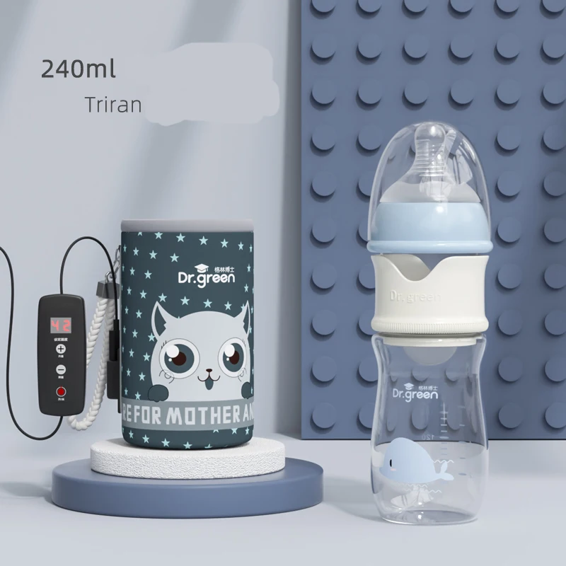 Smart Baby Bottle with USB Bottle Warmer for Instant Baby Milk