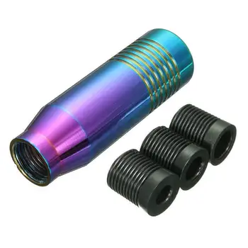 

Head Gear Shift Knob Boot Sprinter Set Car Auto Transmission Lever Universal Aluminum