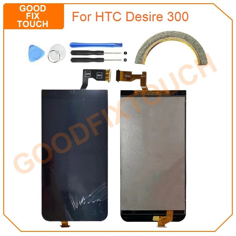 4.3&quot LCD Screen For HTC Desire 300 D300 Display Touch Digitizer Assembly Desire300 Replacement Parts | Мобильные телефоны и