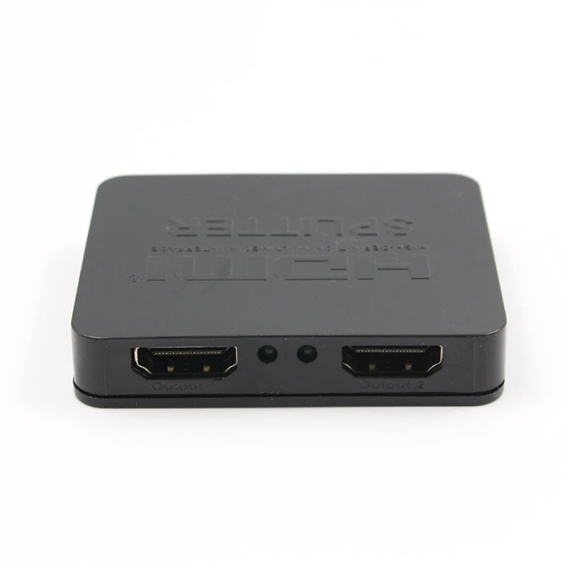 Многофункциональный HDMI разветвитель для компьютеров 1 в 2 выхода 2 порта повторитель усилитель концентратор HDMI переключатель коробка HDMI 1080P 3D дисплей