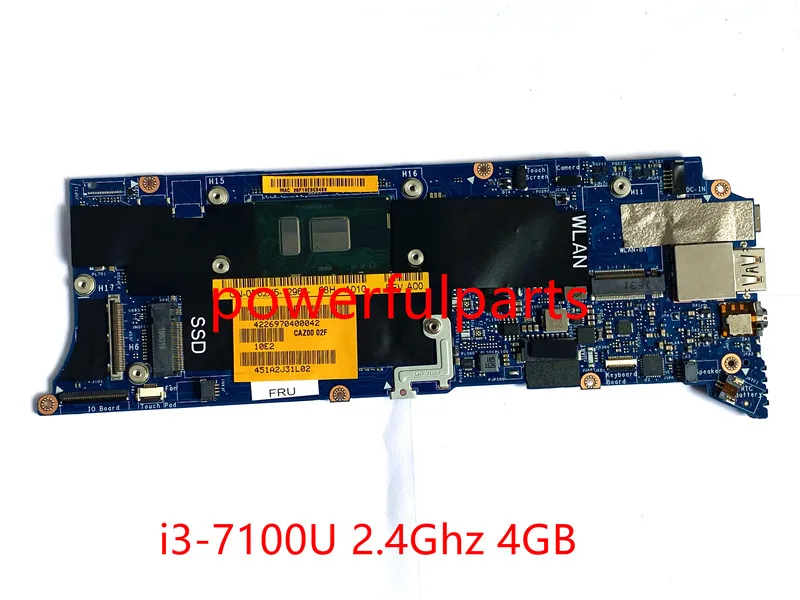 100% новый для Dell XPS 13 9360 материнская плата 3 &quoti3-7100U 2 4 ГГц Гб CN-0P82X5 0P82X5 CAZ00 LA-D841P