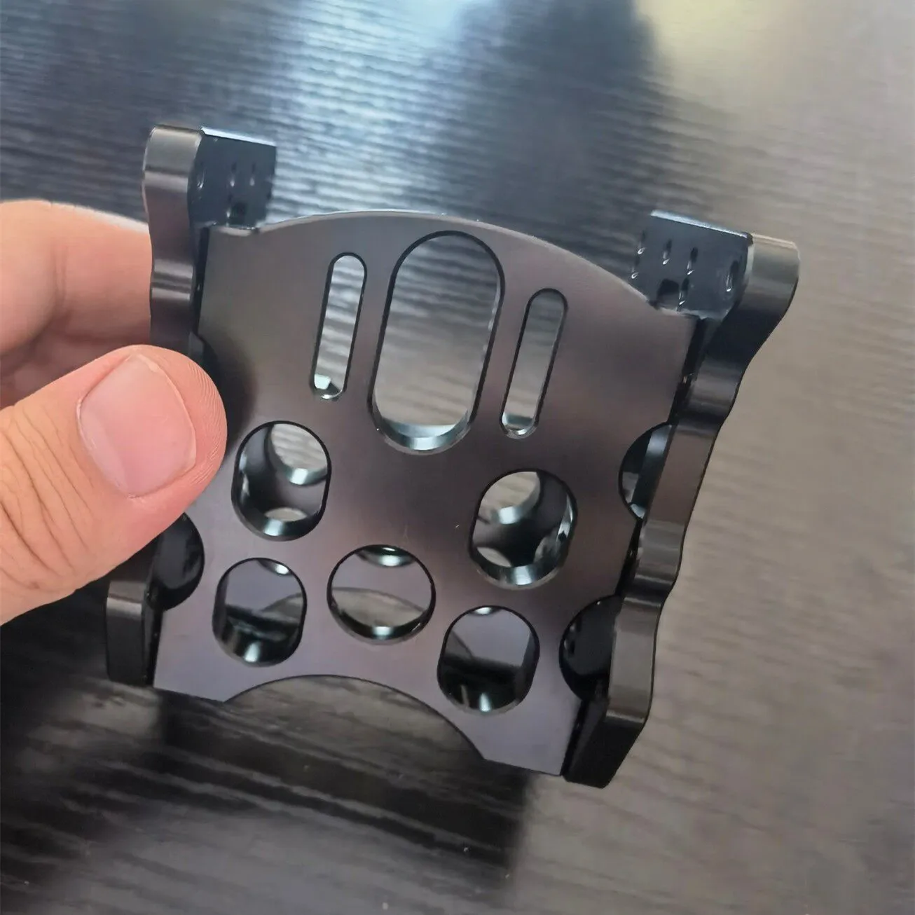 Alloy High Power Motor Mount Intermediate Differential Bracket for 1/8 HPI Savage FLUX Fit 40 42 1717 Motor RC Update Parts