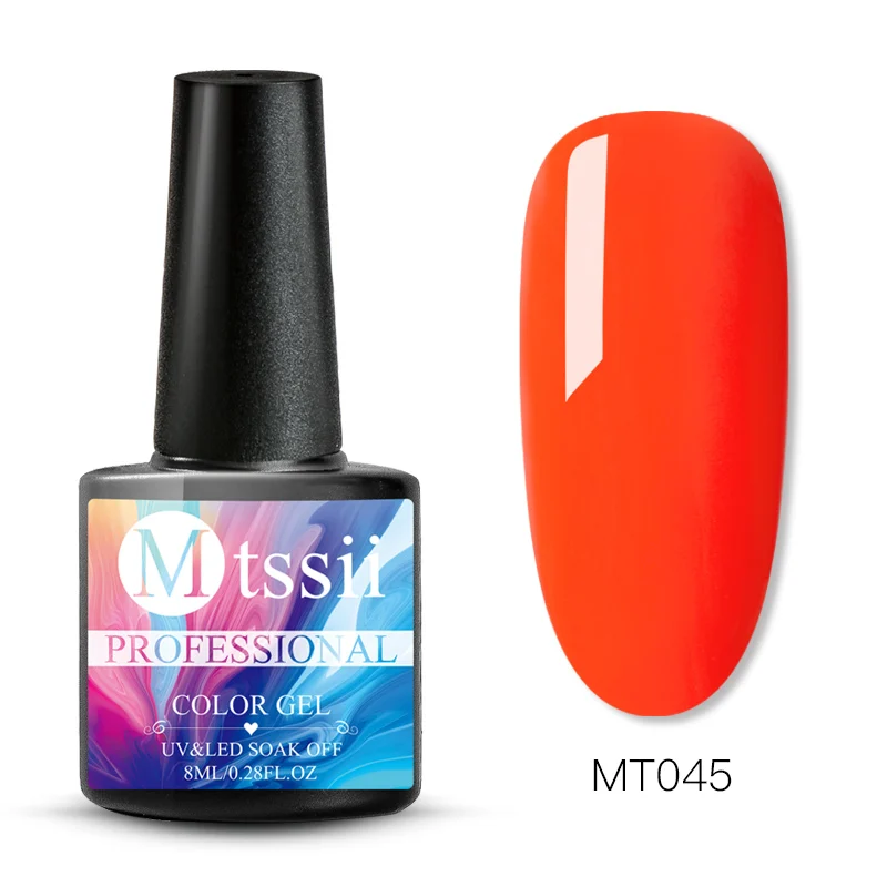 Mtssii, 8 мл, Гель-лак для ногтей, Набор лаков для маникюра, впитывающий белый Праймер, Полупостоянный УФ-гель, гибридный лак Vernis - Цвет: HHS01462