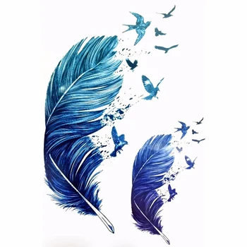 

Full Square Round Diamond 5D DIY Diamond Painting Feather 3D Embroidery Cross Stitch Mosaic Decoration Gift WHH