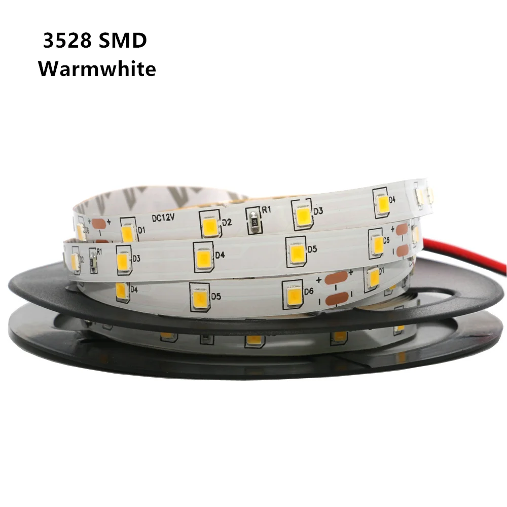 #Best 2835 SMD LED Stripe String Flexible Ribbon Neon NEW LED Strip Light 60LEDs M 5M Non waterproof