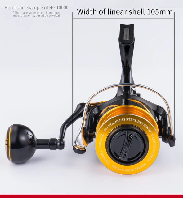 Full Metal Spinning Jigging Reel Lurekiller Saltist  CW3000/CW4000H/CW5000H/CW6000/CW10000H 10BB 35KGS Drag High Speed (Color :  CW6000 with S Spool) : : Sports & Outdoors