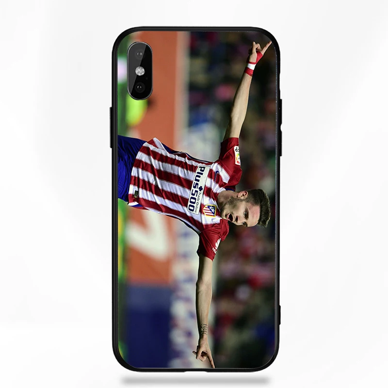 Чехол для телефона Saul для iphone, чехол Atletico Madrid FC DIY, черный мягкий чехол из ТПУ для iphone 11Pro X XR XS MAX 7 8 7plus 6 6S 5S SE 5