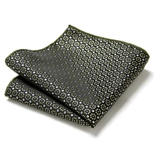 

126 Many Color Brand Newest style Top grade 100% Silk Woven Pocket Square Dropshipping Plaid Gold Fit Group April Fool's Day